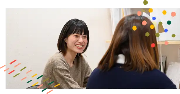 児童指導員の方の写真