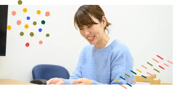 児童指導員の方の写真