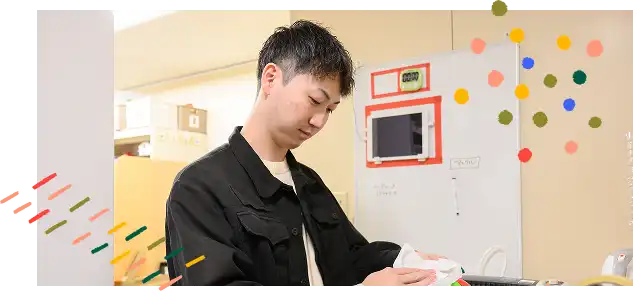 児童指導員の方の写真