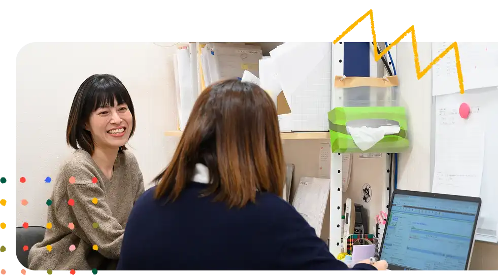 児童発達支援管理責任者／施設長として働く人の写真